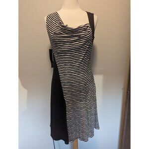 Black & White Striped Vex Collection Dress size 40